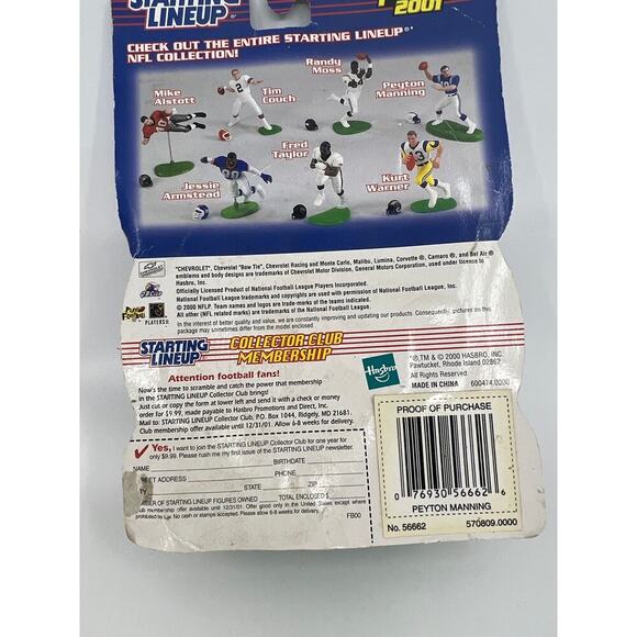 NFL Collection, Peyton Manning '99 Corvette Hasbro 2000 Limited Edition - Picture 3 of 3